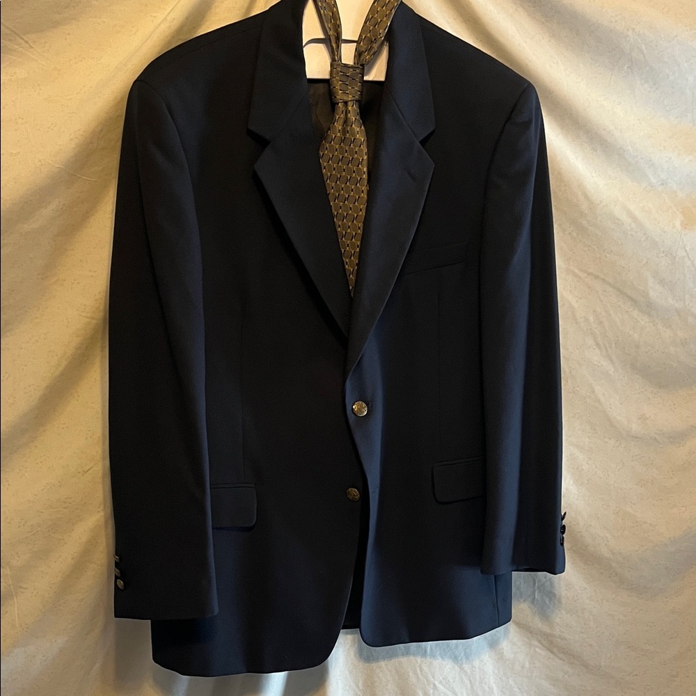 Classic Deep Navy Men's Blazer